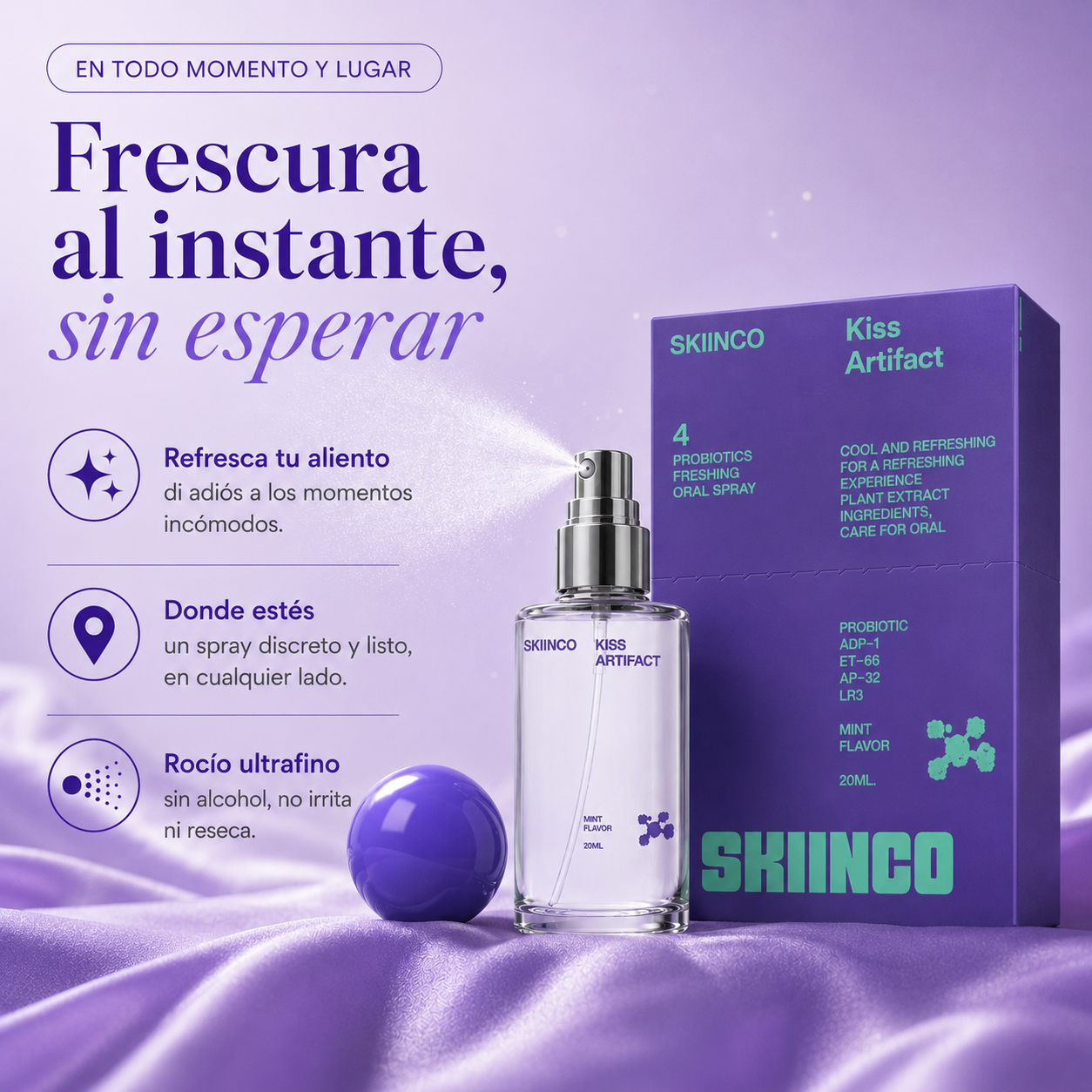 SkiinCo™ — El Perfume Para Tu Aliento