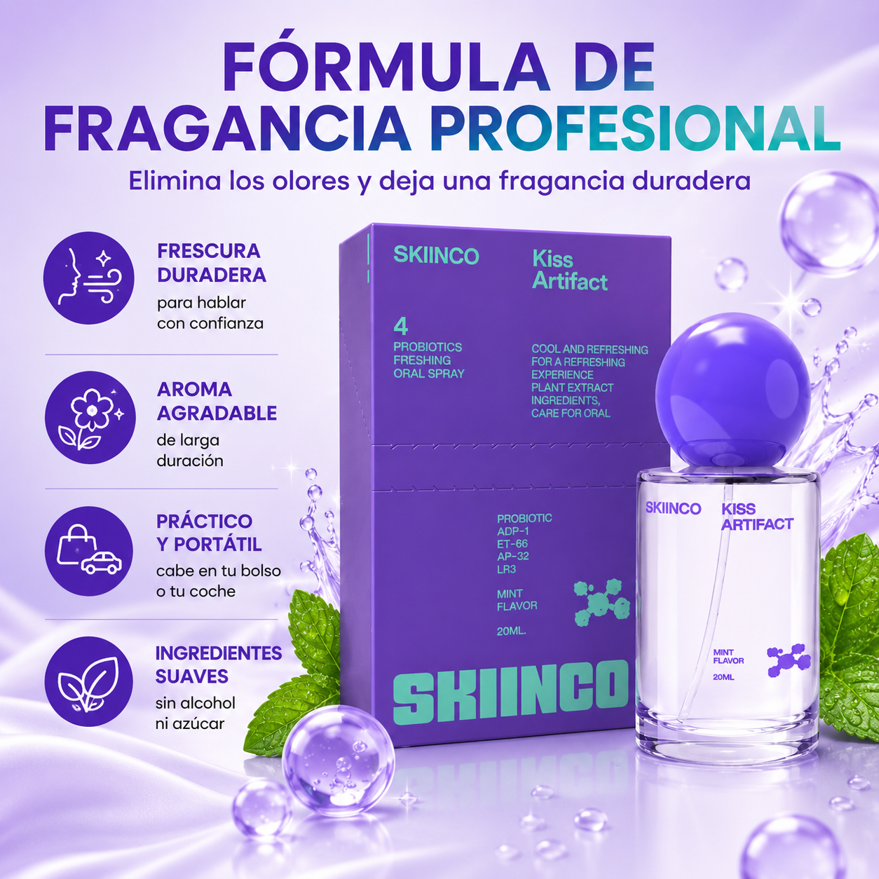 SkiinCo™ — El Perfume Para Tu Aliento