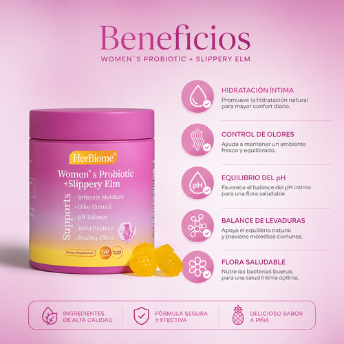HerBiome™ - Probióticos en gomitas para mujer