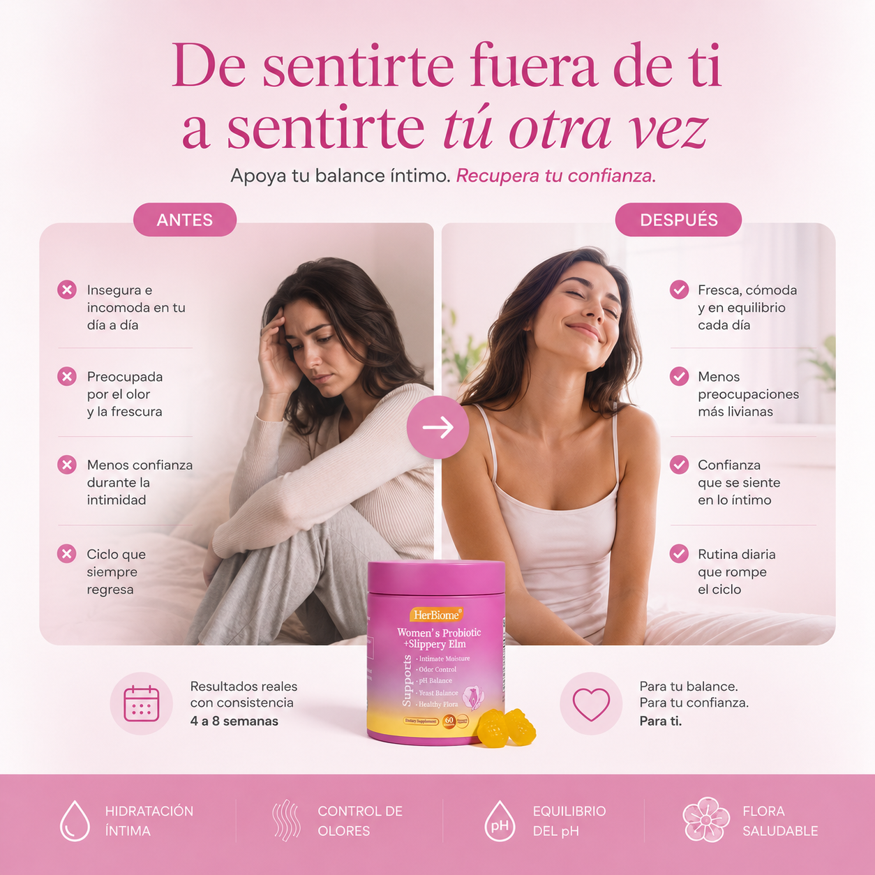 HerBiome™ - Probióticos en gomitas para mujer