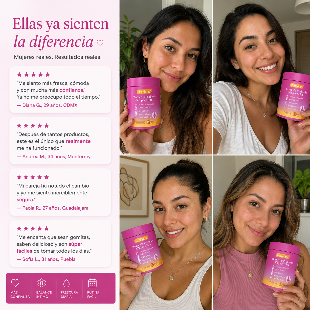 HerBiome™ - Probióticos en gomitas para mujer
